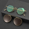 Latta Titanium Vintage Eyeglasses Frame With Sunglasses Clips