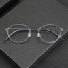 Mamie Vintage Titanium Oval Glasses Frame