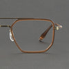 New double beam 202508 glasses frame business retro men's large frame pure titanium glasses frame Shenzhen glasses wholesale women