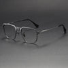Hahn Business Square Titanium Double-bridge Glasses Frame