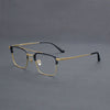 Madun Business Square Titanium Double-bridge Glasses Frame