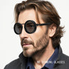Moss Retro Round Steampunk ND Dimming Sunglasses