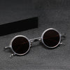 Von Round Titanium Glasses Frame With Magnetic Sunglasses Clips
