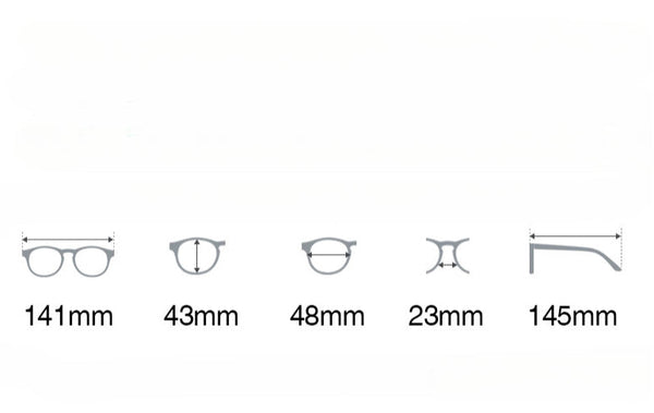 Methone Titanium Vintage Round Eyeglasses Frames