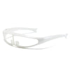 Men'S Futuristic Stylist One-Piece Pc 100% Uv Protection Sunglasses JN523