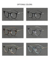 Retro plate gradual change color glasses frame 202511 fashionable and comfortable Internet celebrity anti-blue glasses can be equipped with myopia