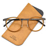 Leander Titanium Vintage Round Eyeglasses Frames