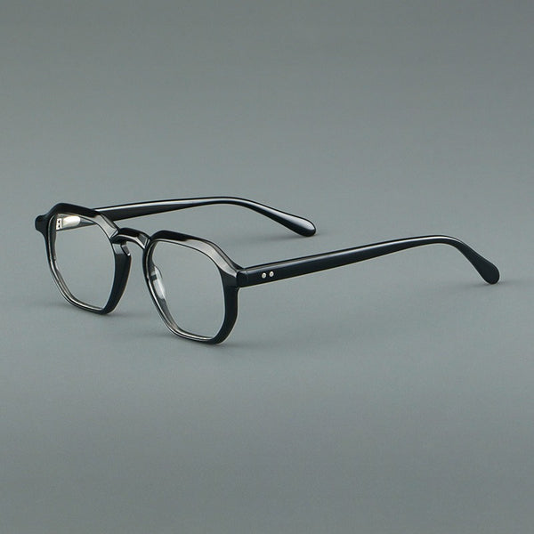 Tadros Vintage Geometric Acetate Glasses Frame
