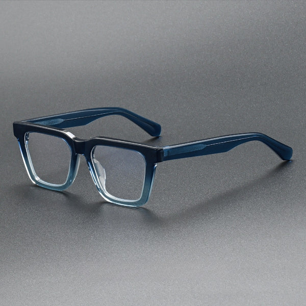 Karl Retro Rectangle Acetate Glasses Frame