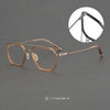 New double beam 202508 glasses frame business retro men's large frame pure titanium glasses frame Shenzhen glasses wholesale women