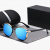 JOLLYNOVA Unisex Portable Full Frame Glasses Polarized Cat-eye Frame Glasses UV400
