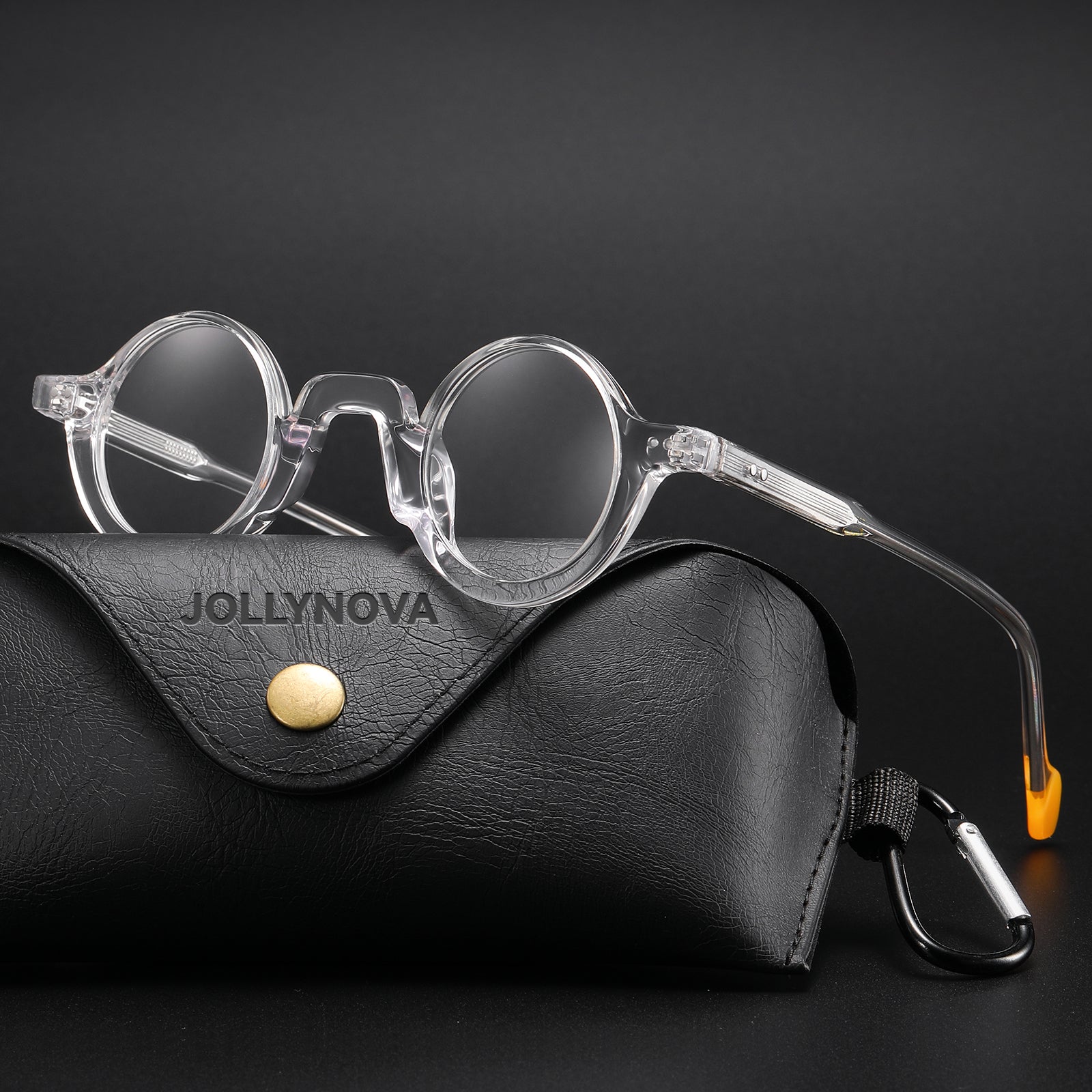 Jake Retro Round Glasses Frame – Jollynova