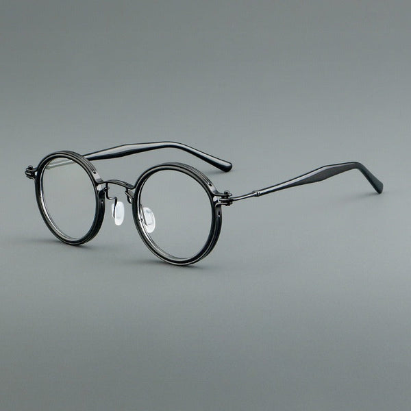 Tate Vintage Round Acetate Glasses Frame