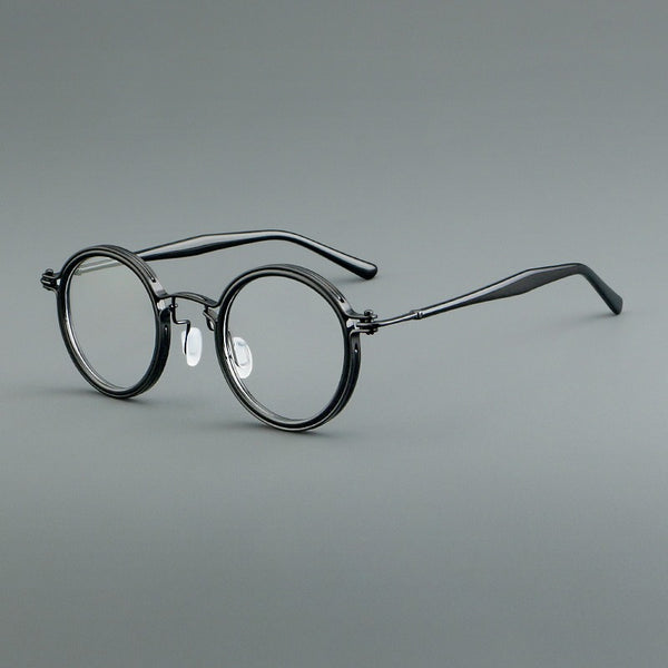 Tate Vintage Round Acetate Glasses Frame