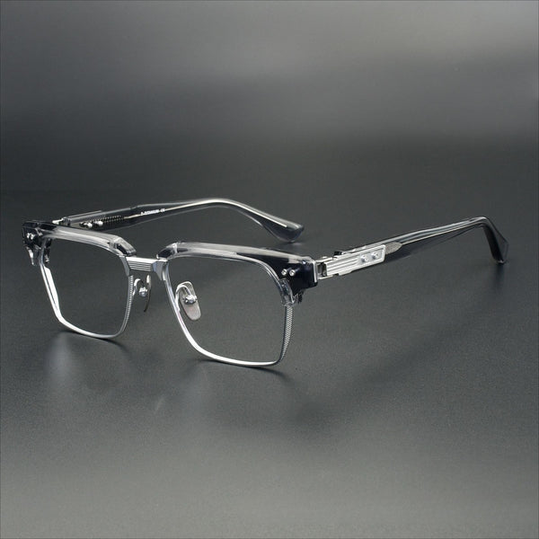 Erin Retro Rectangle Titanium Eyeglasses Frame