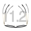 Pure titanium glasses frame screwless design 202510 Xiaohongshu same big face square myopia glasses frame wholesale
