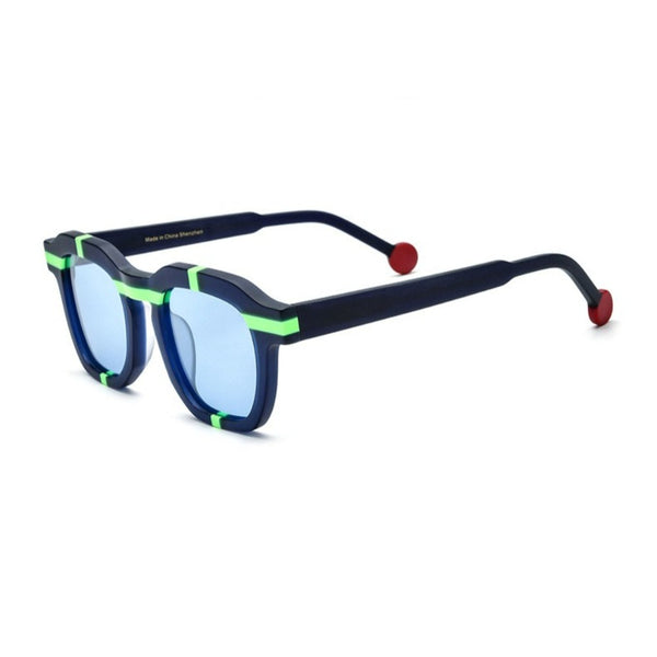Dodd Premium Series Retro Rectangle Acetate Sunglasses