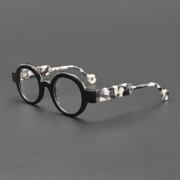 Temi Vintage Round Acetate Glasses Frame