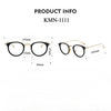 Schloss Titanium Vintage Round Eyeglasses Frame