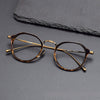 Draz Titanium Vintage Geometric Eyeglasses Frames