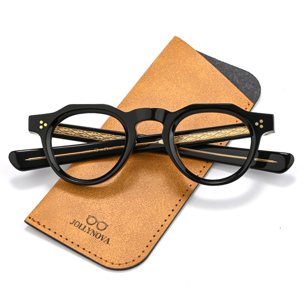 Marlin Vintage Geometric Acetate Glasses Frame