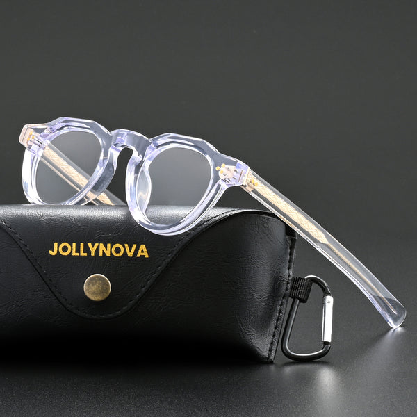 Marlin Vintage Geometric Acetate Glasses Frame