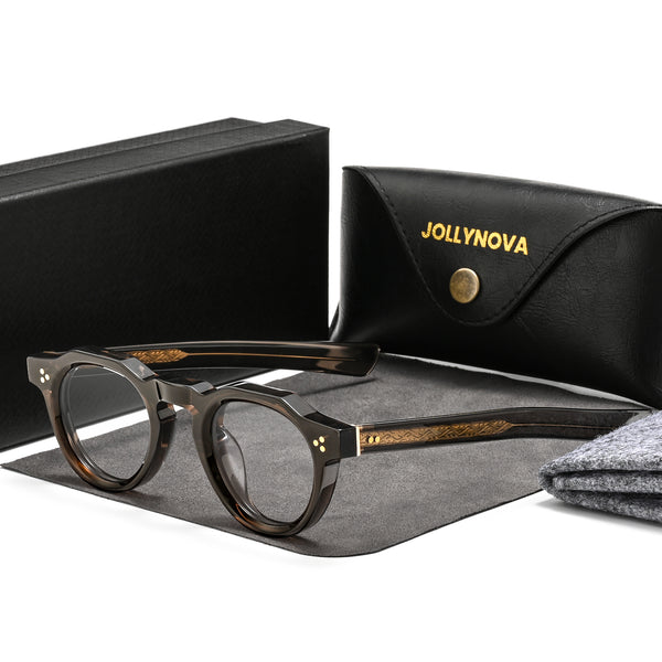 Marlin Vintage Geometric Acetate Glasses Frame