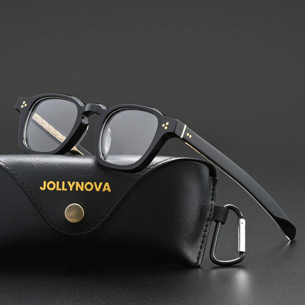 Melton Vintage Geometric Acetate Glasses Frame