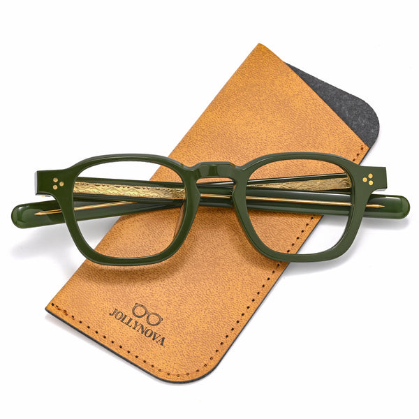 Melton Vintage Geometric Acetate Glasses Frame