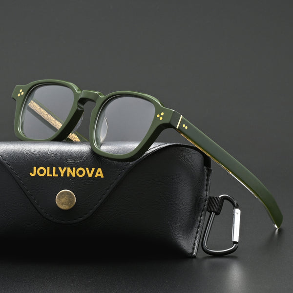 Melton Vintage Geometric Acetate Glasses Frame