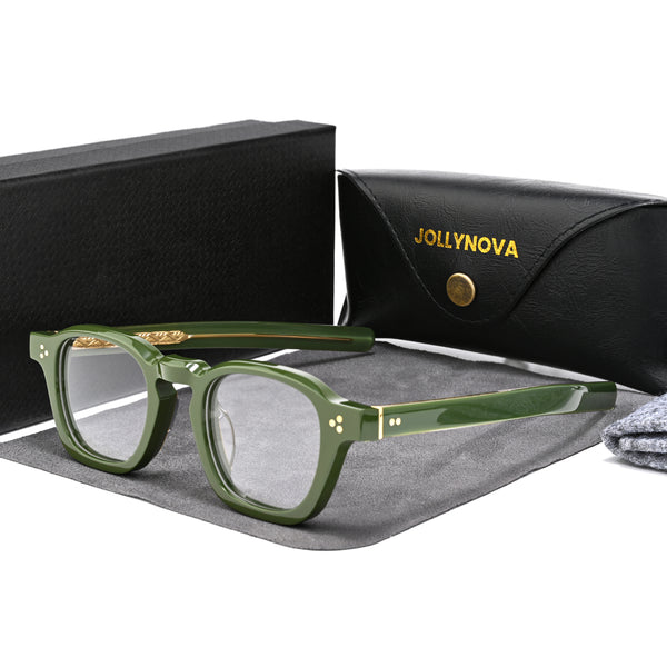 Melton Vintage Geometric Acetate Glasses Frame