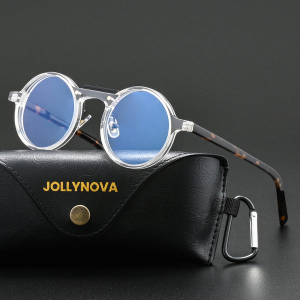 Van Vintage Round Acetate Optical Glasses Frame