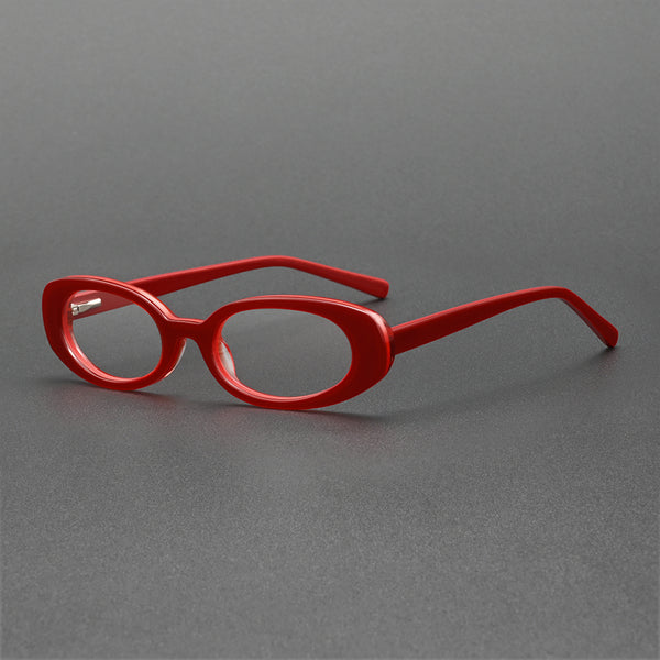 Jan Oval Vintage Acetate Eyeglasses Frame