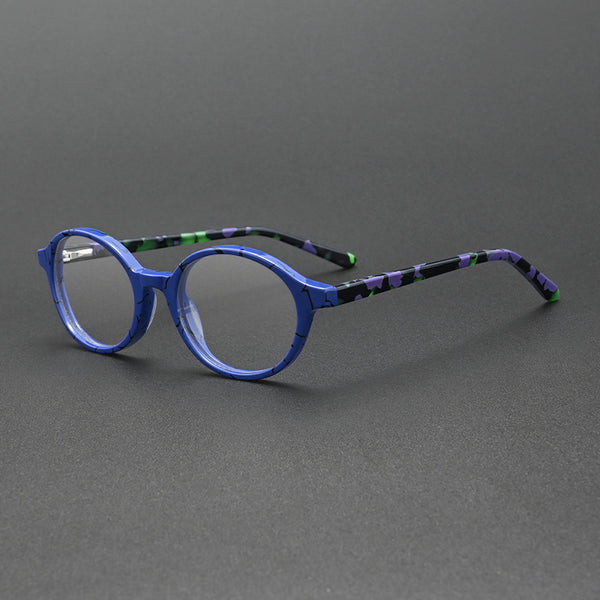 Jasleen Oval Vintage Acetate Eyeglasses Frame