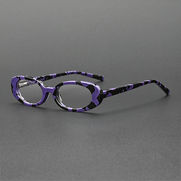 Jan Oval Vintage Acetate Eyeglasses Frame