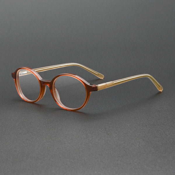 Jasleen Oval Vintage Acetate Eyeglasses Frame