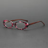 Jan Oval Vintage Acetate Eyeglasses Frame
