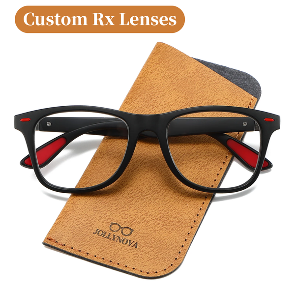 [Custom Prescription Available] JollyNova HD7 Readers Men's Square TR90 Optical Glasses Frame