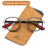 [Custom Prescription Available] JollyNova HD7 Readers Men's Oval Optical Metal Glasses Frame