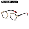 [Custom Prescription Available] JollyNova HD7 Readers Men's Oval Optical Metal Glasses Frame
