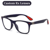 [Custom Prescription Available] JollyNova HD7 Readers Men's Square TR90 Optical Glasses Frame