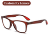 [Custom Prescription Available] JollyNova HD7 Readers Men's Square TR90 Optical Glasses Frame