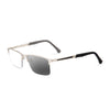 JOLLYNOVA MEN'S RETRO HALF-FRAME ANTI-BLUE LIGHT READING GLASSES