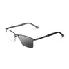 JOLLYNOVA MEN'S RETRO HALF-FRAME ANTI-BLUE LIGHT READING GLASSES