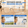 Stick-On Bifocal Magnifying Lenses Reusable Adhesive Lenses for Sunglasses Eyewear (2-pack)