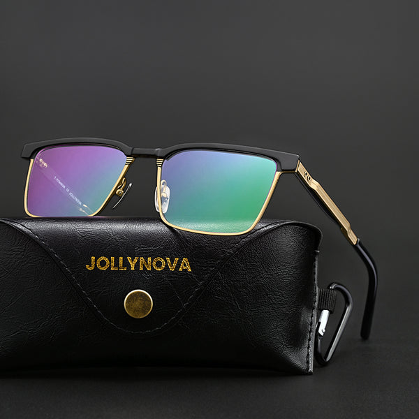 Malin Browline Retro Titanium Ultra-Light Glasses Frame