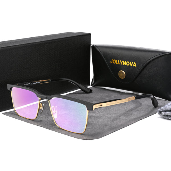 Malin Browline Retro Titanium Ultra-Light Glasses Frame