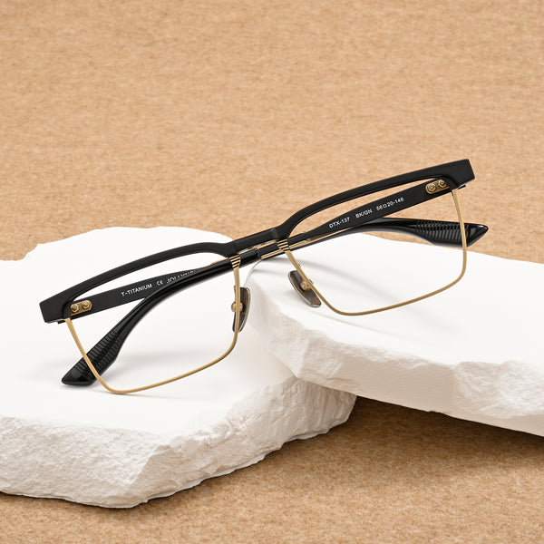 Malin Browline Retro Titanium Ultra-Light Glasses Frame