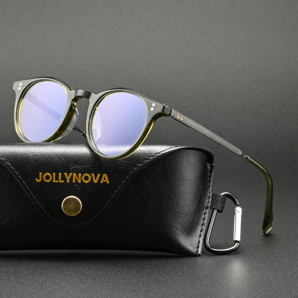 Eddy Acetate Titanium Glasses Frame
