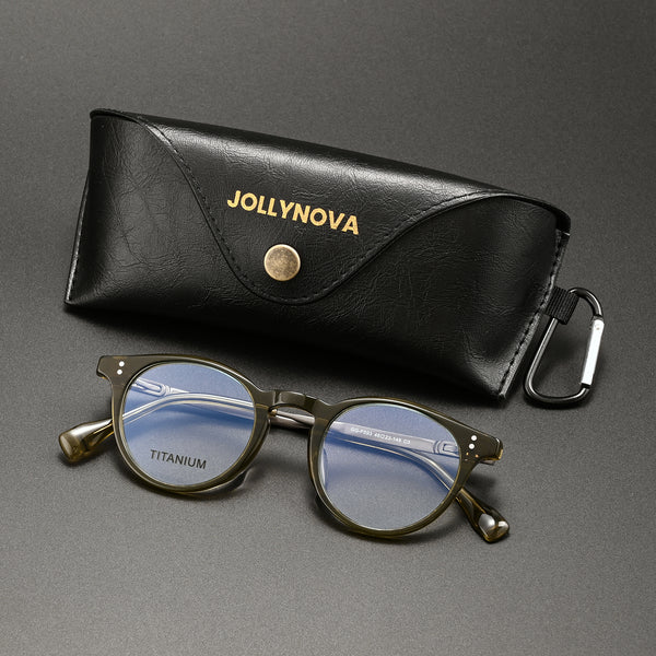 Eddy Acetate Titanium Glasses Frame